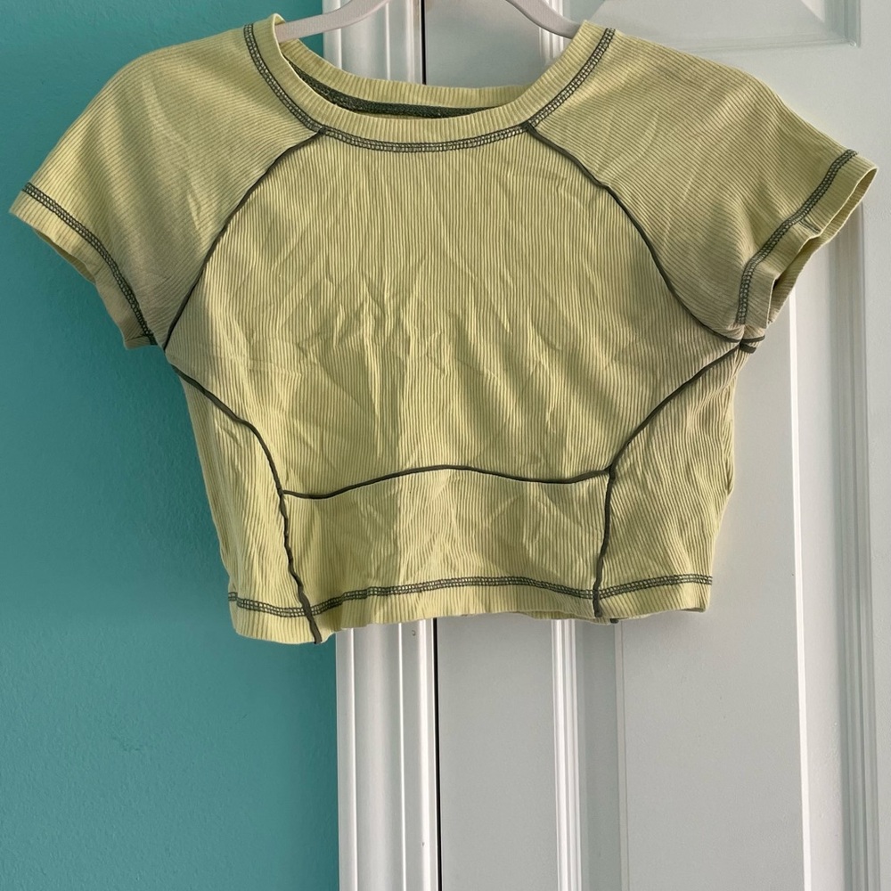 Green Cropped T-Shirt